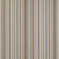 Cabrera Stripe Fabric - Soft Blue/Taupe