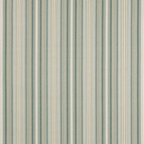 Jane Churchill Cabrera Stripes Fabrics Seville Stripe Fabric - Aqua - J0183-01