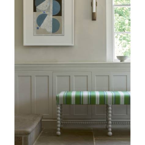 Jane Churchill Cabrera Stripes Fabrics Seville Stripe Fabric - Green - J0183-02 - Image 3