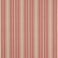 Seville Stripe Fabric - Red/Pink