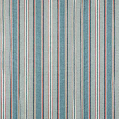 Jane Churchill Cabrera Stripes Fabrics Tango Fabric - Aqua - J0190-04 - Image 1