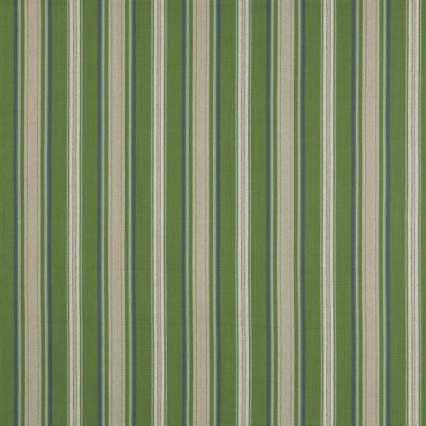 Jane Churchill Cabrera Stripes Fabrics Tango Fabric - Green - J0190-05 - Image 1