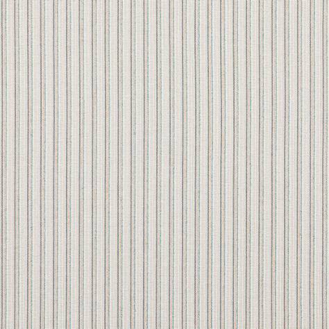 Jane Churchill Cabrera Stripes Fabrics Pico Stripe Fabric - Indigo/Copper - J0192-02