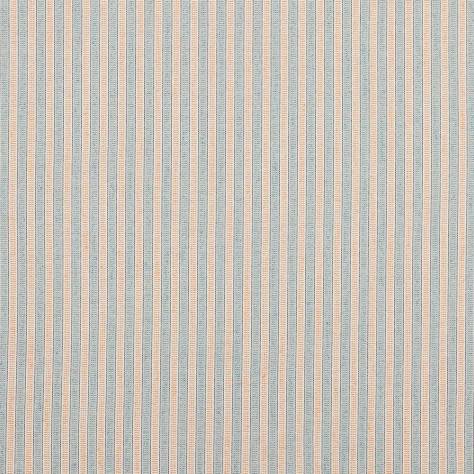 Jane Churchill Cabrera Stripes Fabrics Cadiz Stripe Fabric - Indigo/Copper - J0193-02