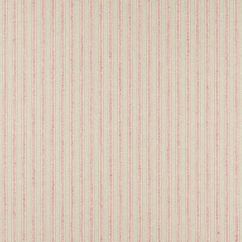 Jane Churchill Cabrera Stripes Fabrics Cadiz Stripe Fabric - Red/Green - J0193-05