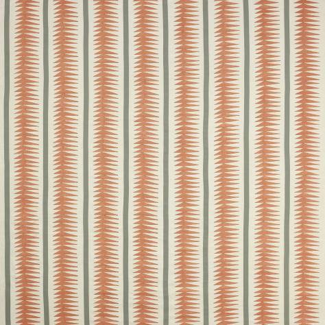 Jane Churchill Paradiso Fabrics Rae Fabric - Burnt Orange - J0101-03