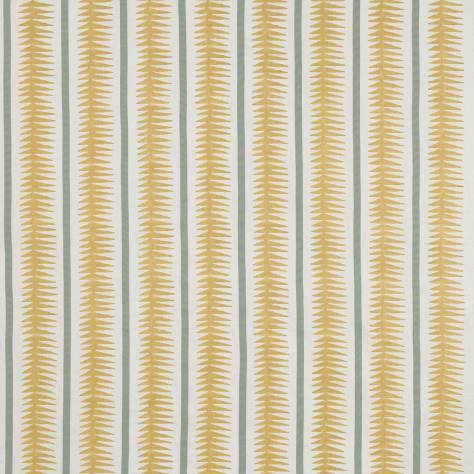 Jane Churchill Paradiso Fabrics Rae Fabric - Yellow/Aqua - J0101-05 - Image 1