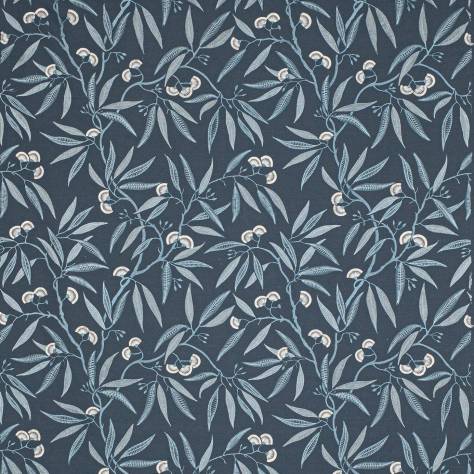Jane Churchill Paradiso Fabrics Silverwood Fabric - Navy - J0179-04 - Image 1