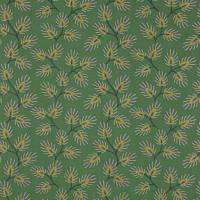 Peacock Leaf Fabric - Green