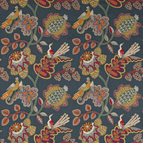 Jane Churchill Paradiso Fabrics Paradiso Fabric - Indigo - J0189-04 - Image 1
