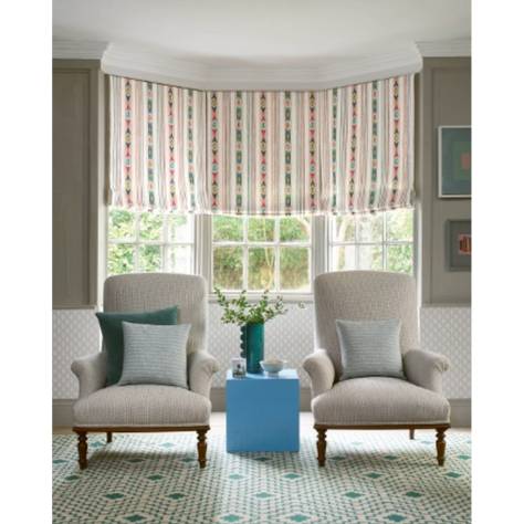 Jane Churchill Paradiso Fabrics Sitari Stripe Fabric - Multi - J0197-01 - Image 3