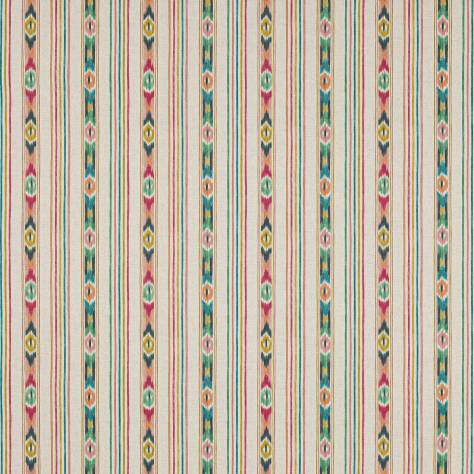 Jane Churchill Paradiso Fabrics Sitari Stripe Fabric - Multi - J0197-01 - Image 1