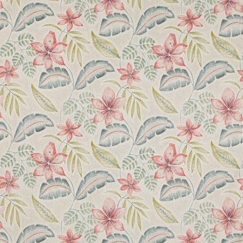 Jane Churchill Paradiso Fabrics Sunara Fabric - Pink - J0198-03 - Image 1