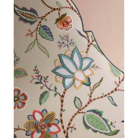 Jane Churchill Paradiso Fabrics Havana Fabric - Copper/Aqua - J751F-07 - Image 2