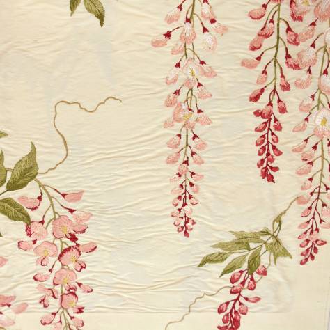 Colefax & Fowler  Baptista Fabrics Seraphina Fabric - Pink/Green - F4112/01 - Image 1
