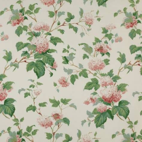 Colefax & Fowler  Classic Prints Fabrics Chantilly Fabric - Pink/Green - F1114/03