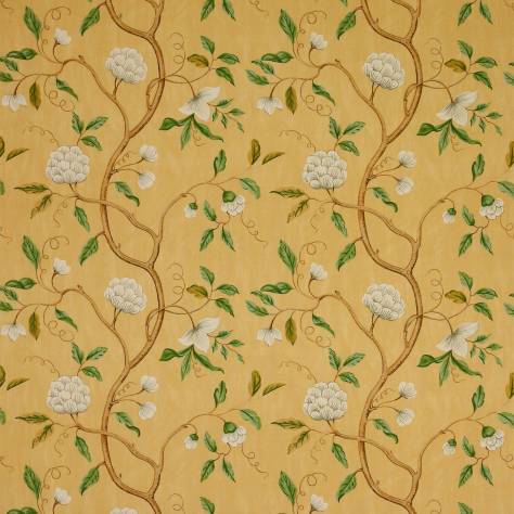 Colefax & Fowler  Classic Prints Fabrics Snow Tree Fabric - Gold - F3332/03