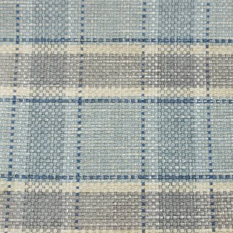 Colefax & Fowler  Malin Fabrics Malin Check Fabric - Old Blue - F4224/05