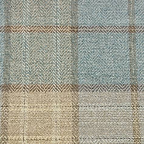 Colefax & Fowler  Malin Fabrics Dunmore Check Fabrc - Old Blue - F4238/02