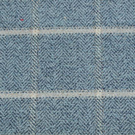 Colefax & Fowler  Malin Fabrics Linsmore Check Fabric - Navy - F4239/01