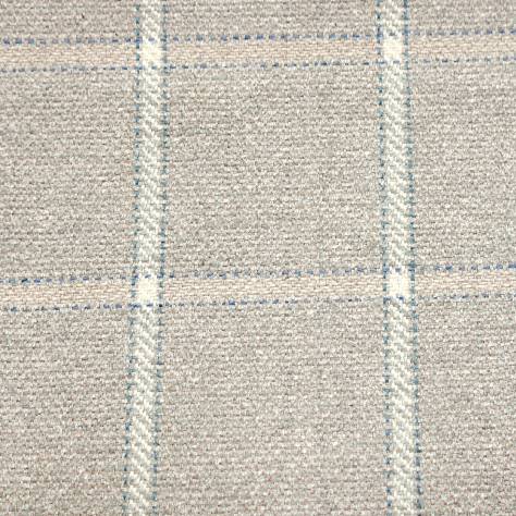 Colefax & Fowler  Malin Fabrics Linsmore Check Fabric - Silver - F4239/04