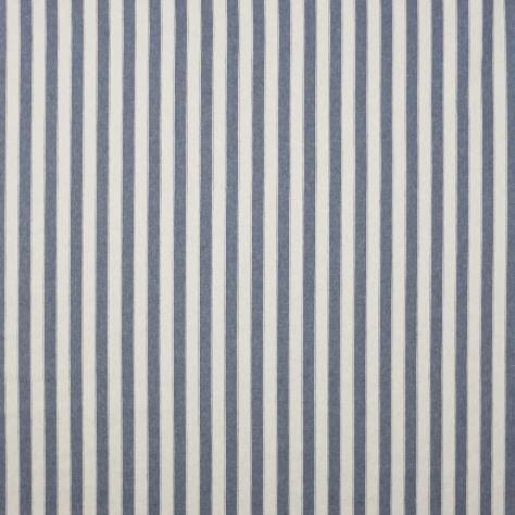 Colefax & Fowler  Edgar Fabrics Waltham Stripe Fabric - Navy - F4519/02
