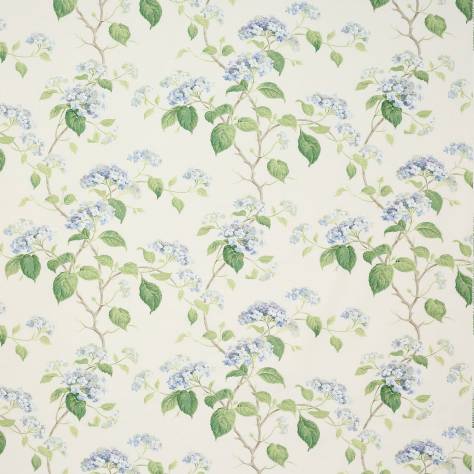 Colefax & Fowler  Classic Prints II Summerby Cotton Fabric - Blue/Green - F4405/02 - Image 1