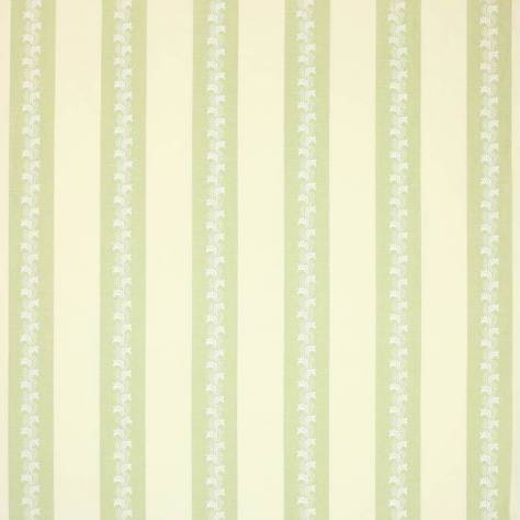 Colefax & Fowler  Eloise Fabrics Feather Stripe Fabric - Green - F3617/03