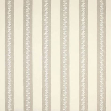 Colefax & Fowler  Eloise Fabrics Feather Stripe Fabric - Stone - F3617/05