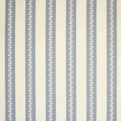 Colefax & Fowler  Eloise Fabrics Feather Stripe Fabric - Blue - F3617/06