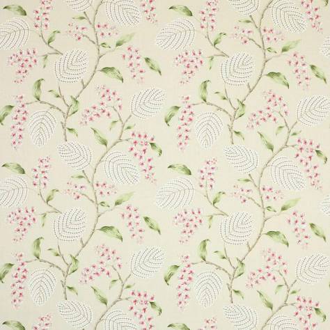 Colefax & Fowler  Eloise Fabrics Atwood Fabric - Pink/Green - F4607/01