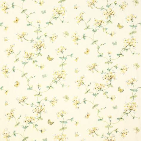 Colefax & Fowler  Eloise Fabrics Honeysuckle Garden Fabric - Yellow - F4609/01 - Image 1