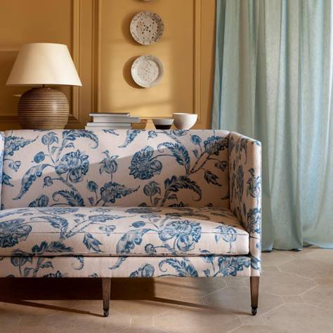Colefax & Fowler  Oriana Fabrics Bellona Fabric - Blue - F4619-01 - Image 4