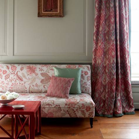 Colefax & Fowler  Oriana Fabrics Melior Fabric - Red - F4647-02 - Image 2