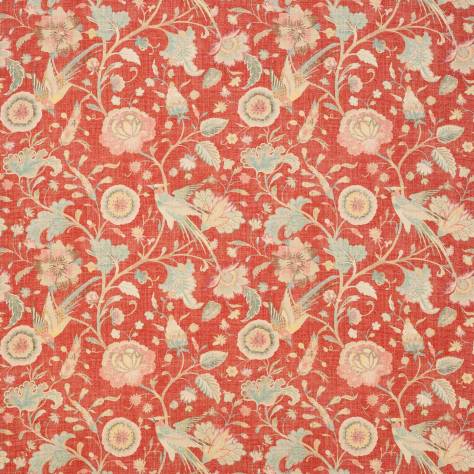 Colefax & Fowler  Oriana Fabrics Cassandra Fabric - Tomato - F4650-03 - Image 1