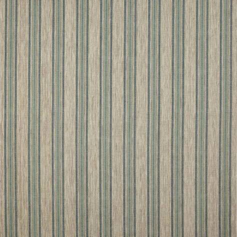 Colefax & Fowler  Brett Weaves Kennet Stripe Fabric - Teal - F4640-02 - Image 1