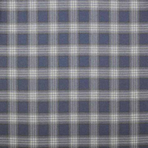 Colefax & Fowler  Fen Wools Lowick Plaid Fabric - Blue - F4628-01