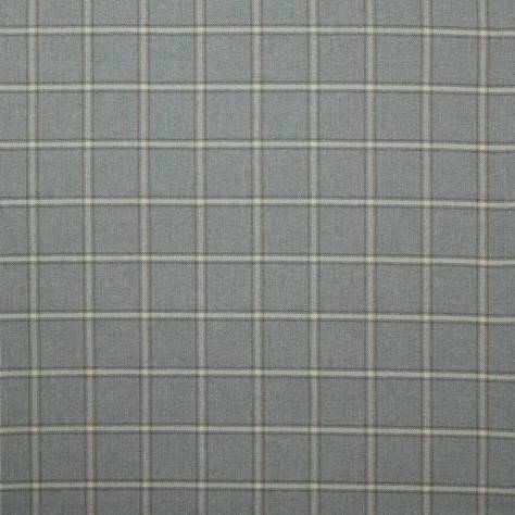 Colefax & Fowler  Fen Wools Fen Plaid Fabric - Aqua - F4636-02 - Image 1