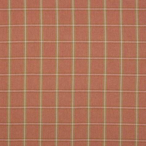 Colefax & Fowler  Fen Wools Fen Plaid Fabric - Tomato - F4636-04 - Image 1