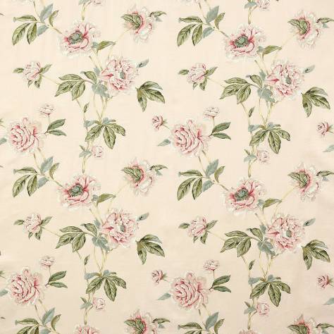Colefax & Fowler  Leonora Fabrics Selena Fabric - Pink / Green - F4655-01 - Image 1