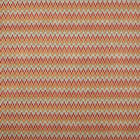 Colefax & Fowler  Irving Fabrics Wyatt Fabric - Red / Sage - F4677-01 - Image 1