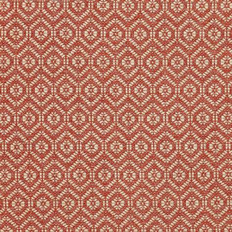 Colefax & Fowler  Irving Fabrics Arran Fabric - Tomato - F4680-02