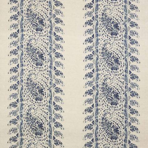 Colefax & Fowler  Theodore Fabrics Esta Fabric - Navy - F4664-03