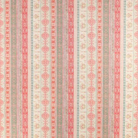 Colefax & Fowler  Theodore Fabrics Kempsey Fabric - Red / Green - F4693-02