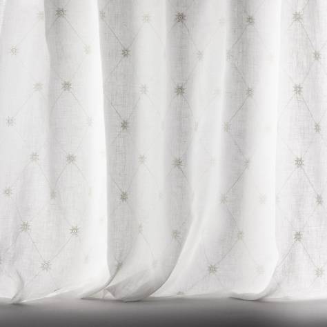 Colefax & Fowler  Oberon Sheers Fabrics Anise Trellis Fabric - Ivory - F4124-01