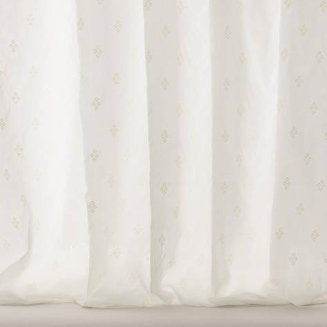 Colefax & Fowler  Oberon Sheers Fabrics Fleur Fabric - White - F4126-01
