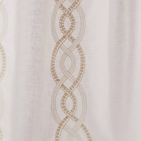 Colefax & Fowler  Oberon Sheers Fabrics Wickham Stripe Fabric - Ivory - F4734-01