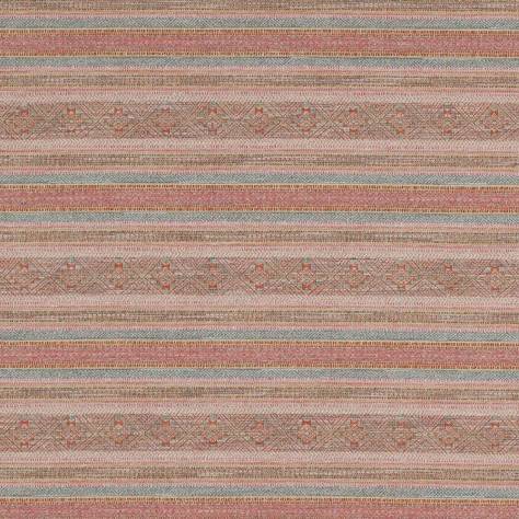 Colefax & Fowler  Hamlin Fabrics Silas Fabric - Pink/Sienna - F4728-01 - Image 1