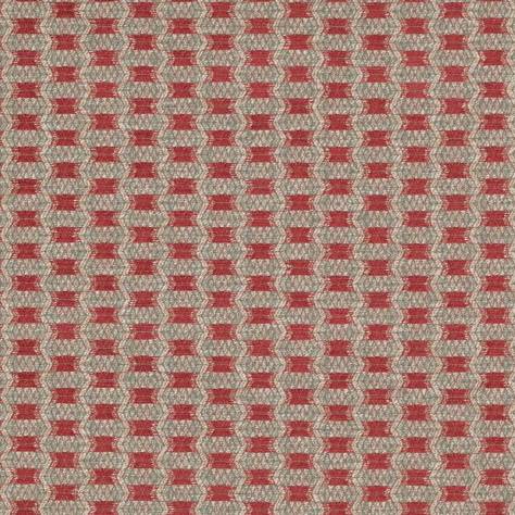 Colefax & Fowler  Casey Fabrics Casey Fabric - Red - F4724-01 - Image 1