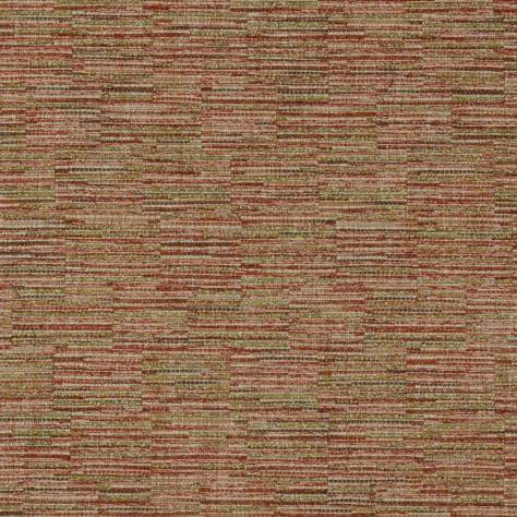 Colefax & Fowler  Casey Fabrics Carbery Fabric - Red/Moss - F4731-01
